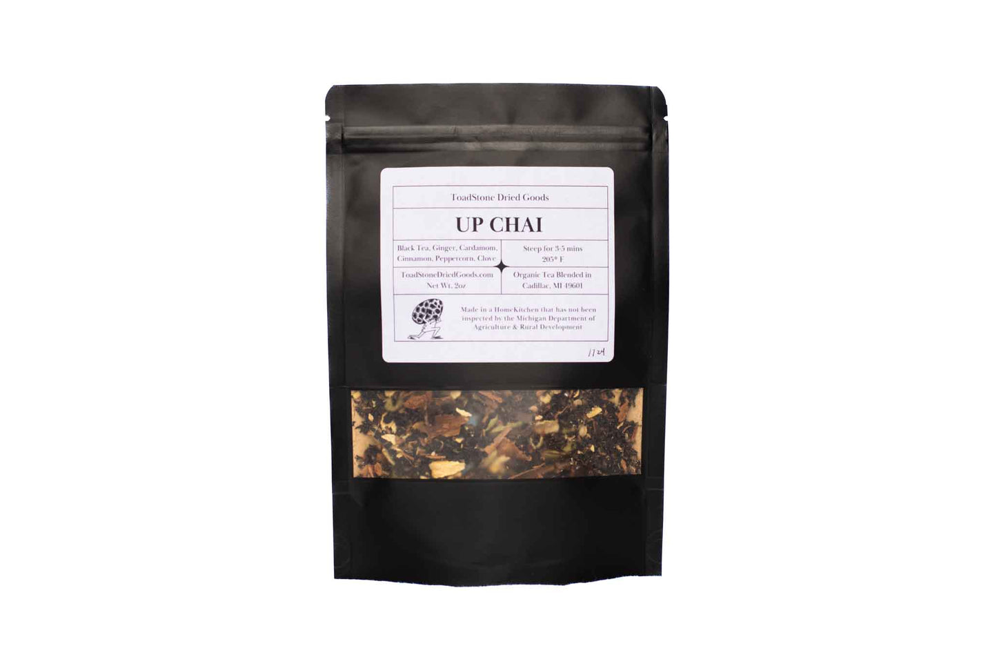 UP Chai | Black Tea, Ginger, Cardamom, Cinnamon, Peppercorn, Clove | Tea Blend