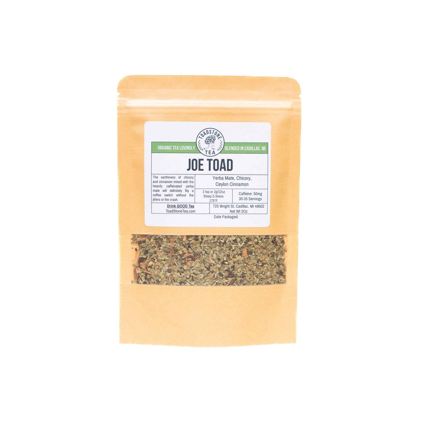 Joe Toad | Yerba Mate, Chicory, Cinnamon | Tea Blend